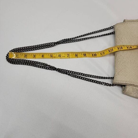 Genuine Leather Small Snake Box Bag Adjustable Chain Strap Crossbody or Shoulder - Picture 15 of 15